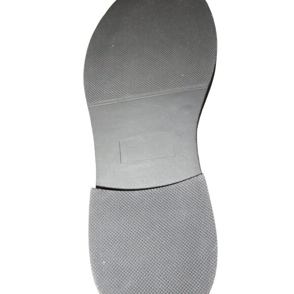 Justfab Georgia Tassel Embellished Cream Vegan Leather Slip On Loafers size 7 - Picture 6 of 8